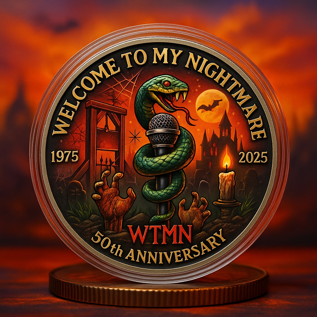 Alice Cooper – Welcome to My Nightmare 50th Anniversary Coin