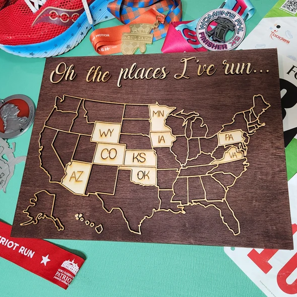 Run Travel Map USA