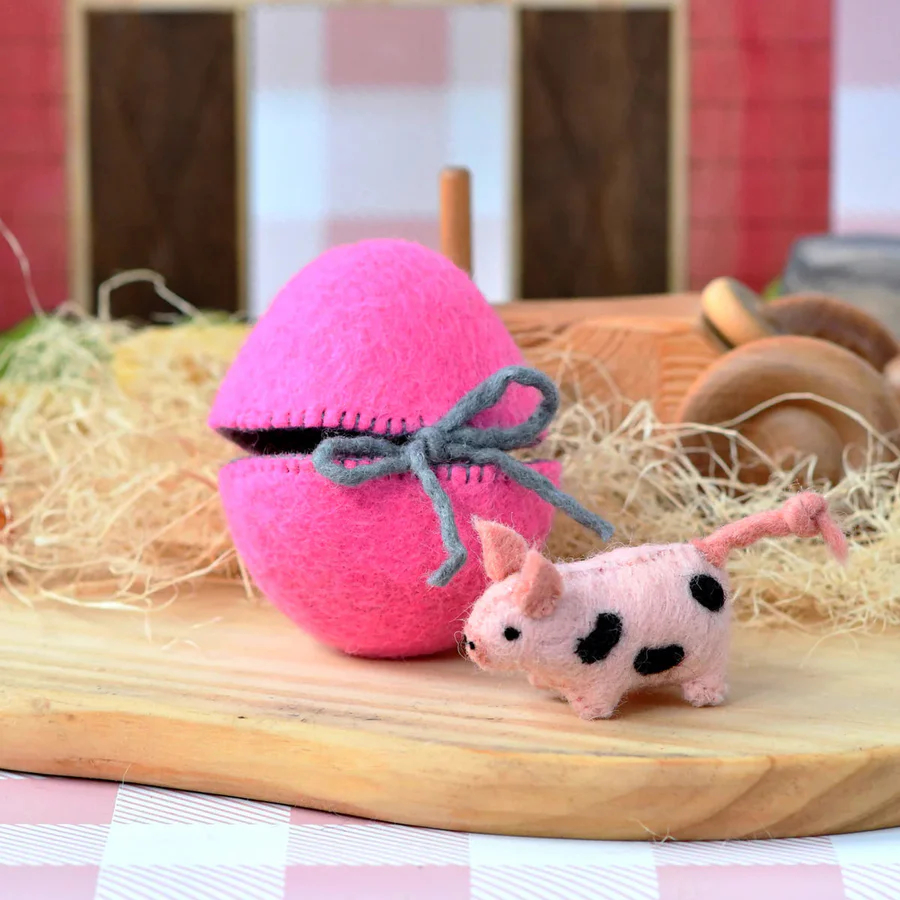 Handmade Felt Surprise Egg with Mini Animal For Easter,Mom's Day🔥Buy 3 Free Shipping