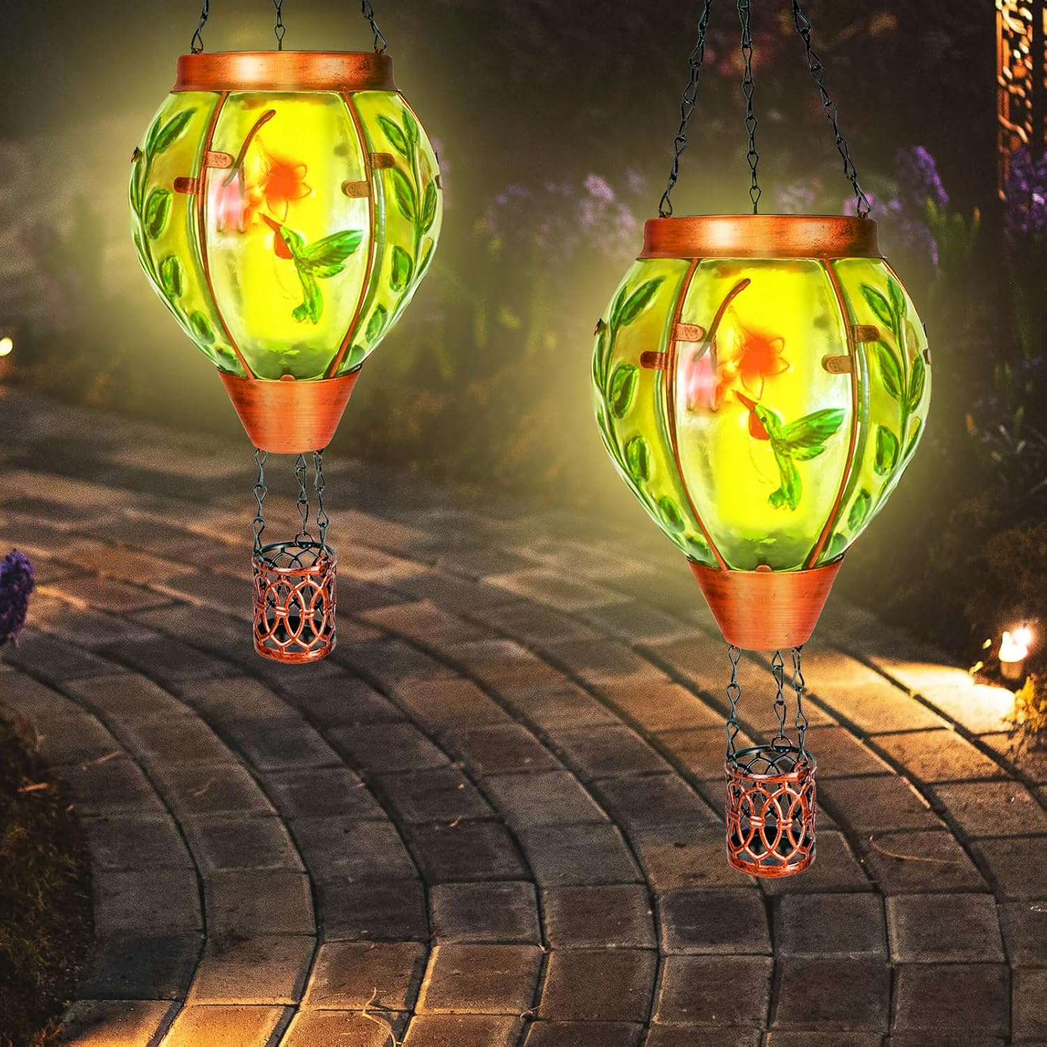 🔥ON SALE - 70% OFF🔥Hummingbird Solar Hot Air Balloon Lantern