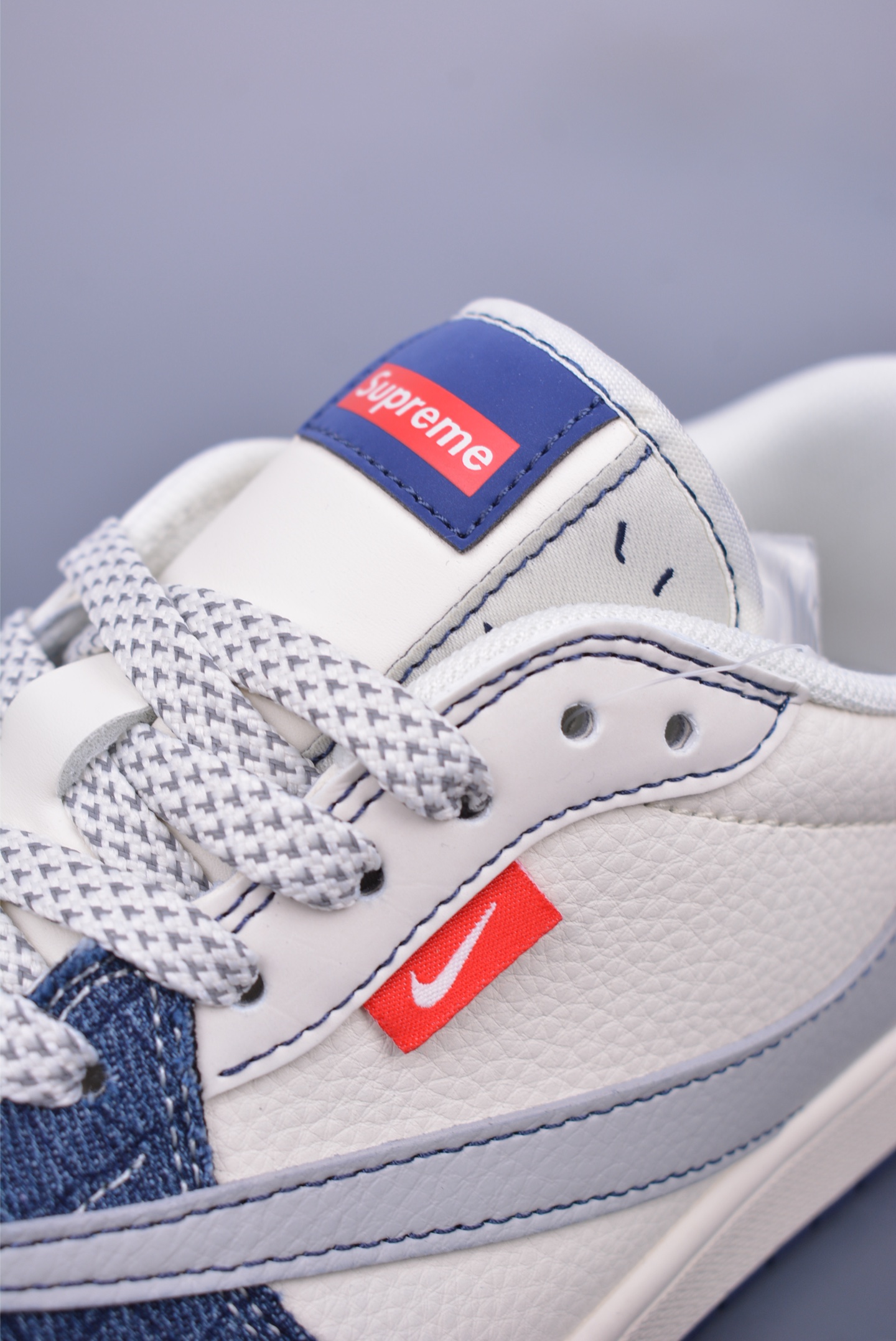 Supreme x Travis Scott x Nike Air Jordan 1 Low OG AJ1 Basketball Shoes JJ2508-565