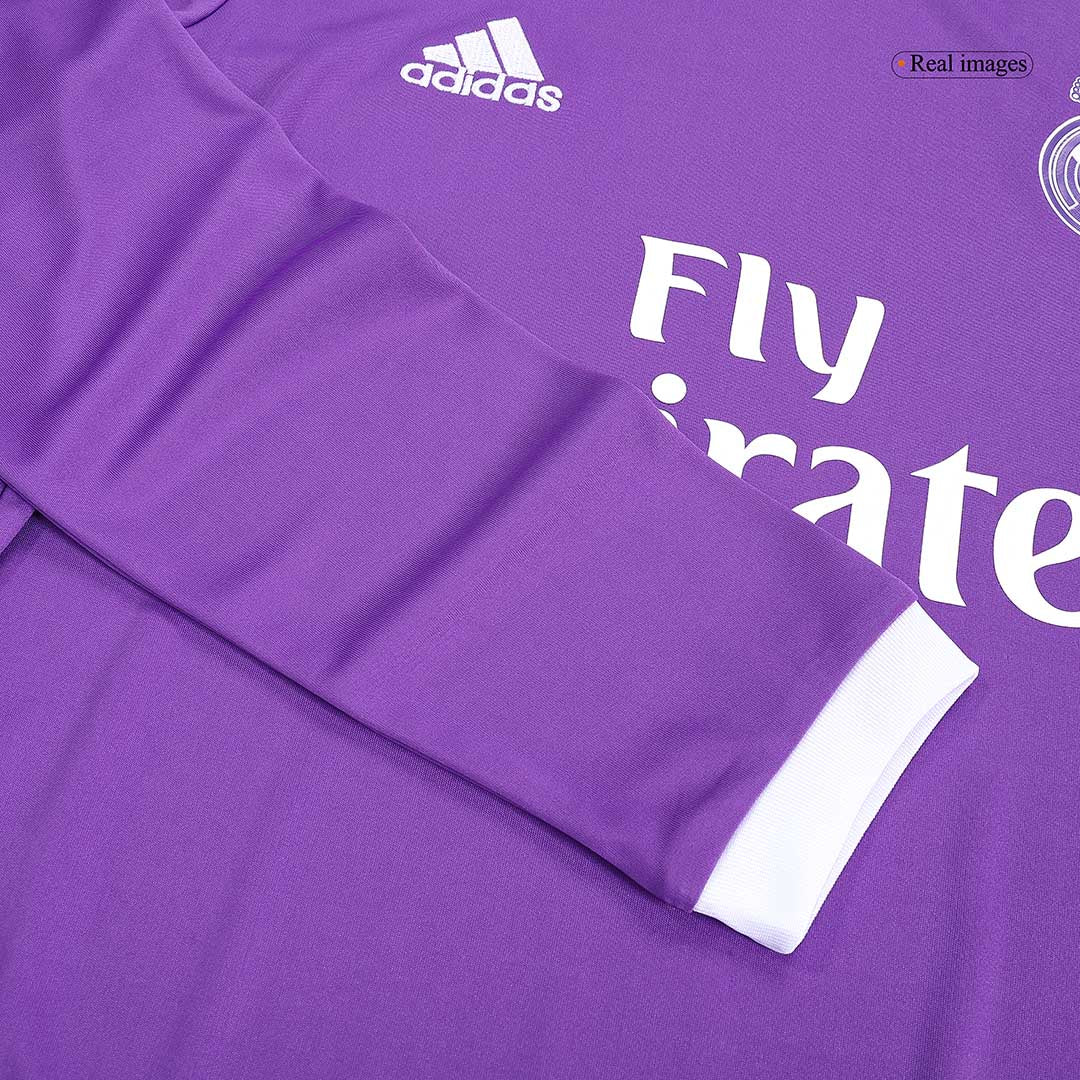 RONALDO #7 Real Madrid Real Madrid Real Madrid Away Long Sleeve Football Shirt 2016/17