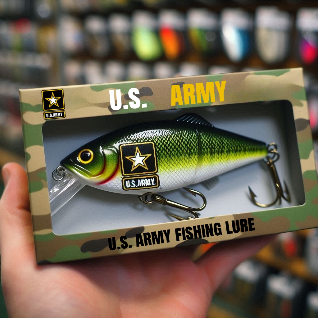 🎖️🐟U.S. Military Pride Fishing Lure