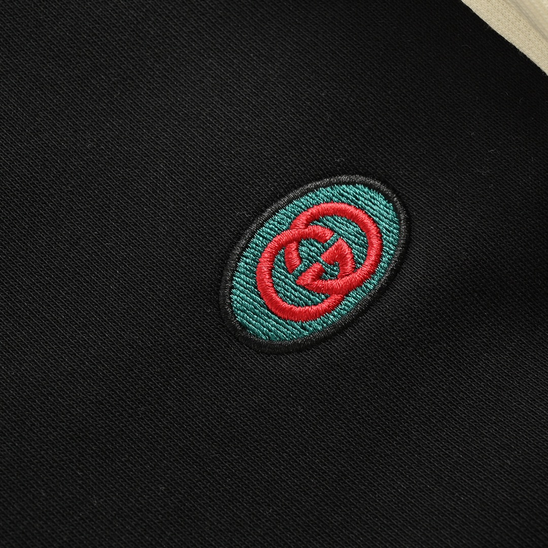 Gucci 24Fw embroidered logo webbing trousers
