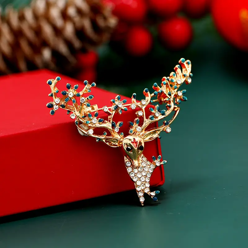 🎄🎅 Early Christmas Sale 50% OFF - Cute Christmas Themed Brooches Snowman, Reindeer, and Christmas Tree