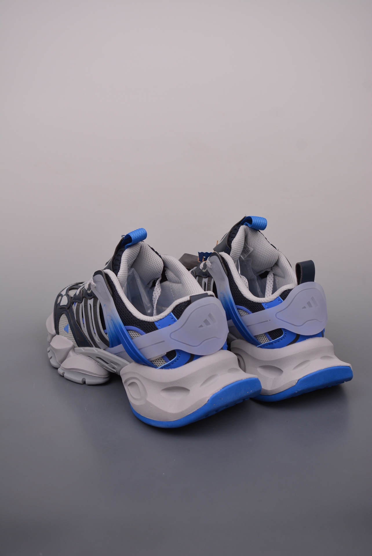 Adidas XLG Runner Deluxe Navy Blue Gray Blue JR8079
