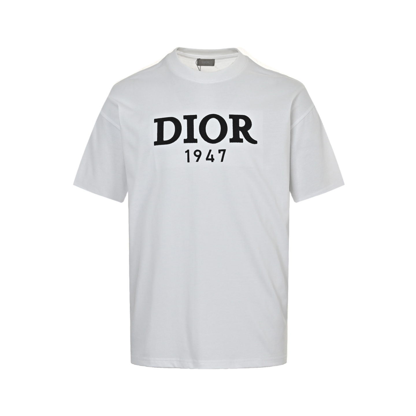 Dior 25ss embroidered logo lettering short sleeve