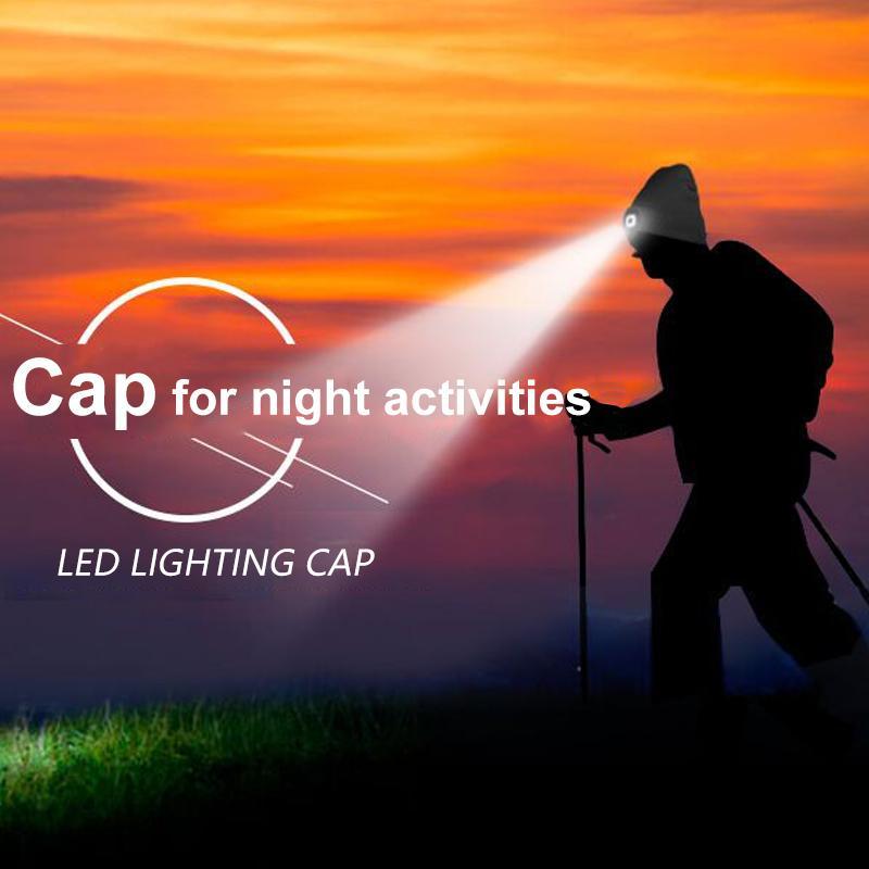 Led Knitted Beanie Hat