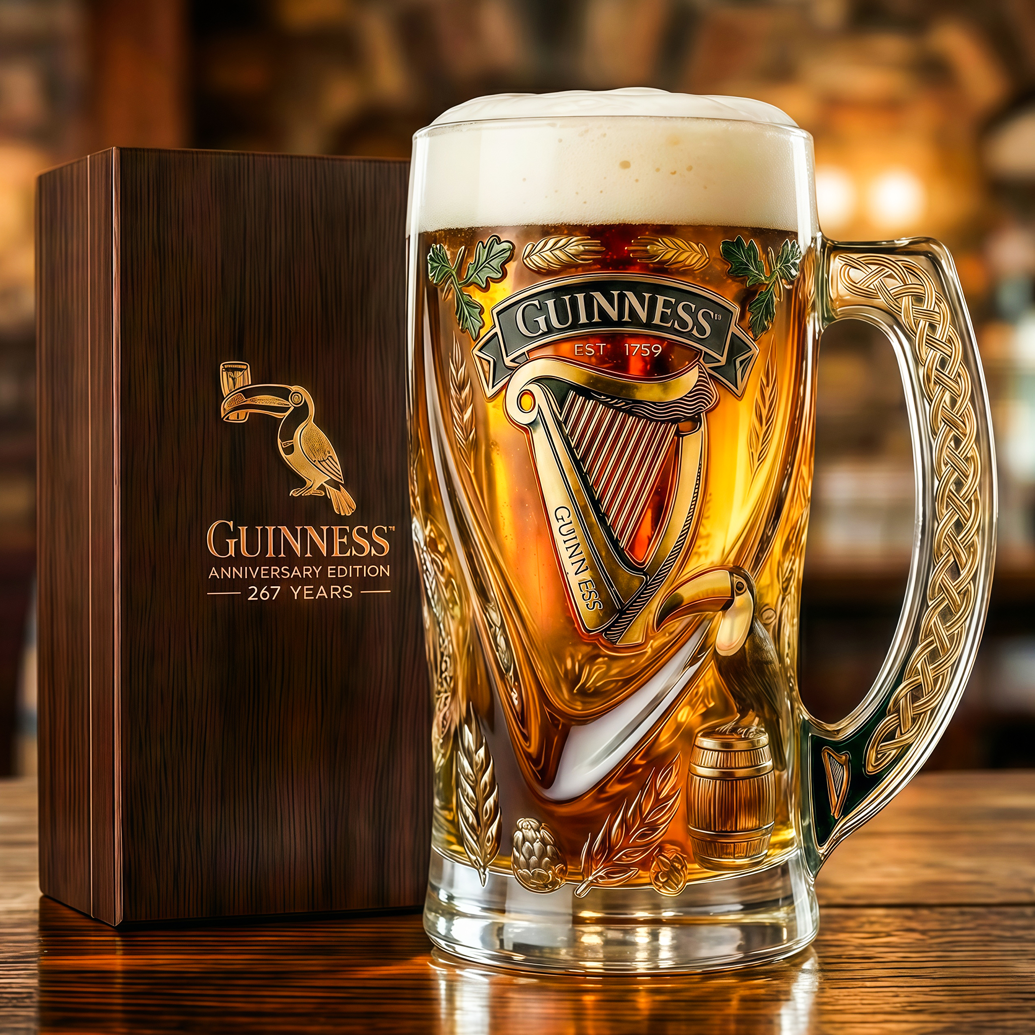 Guinness 267th Anniversary Stein Est. 1759