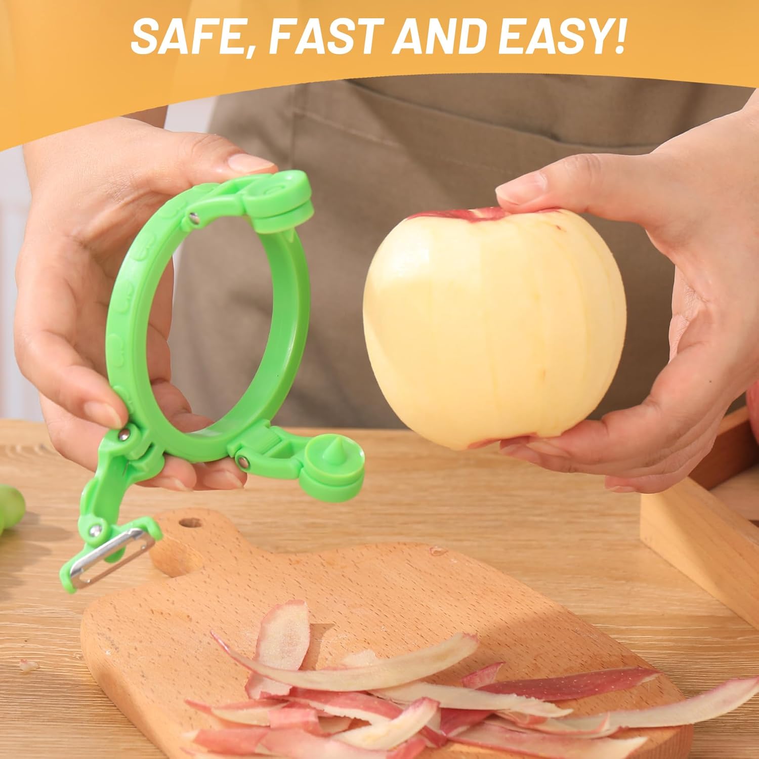 On Sale🔥Handheld Rotating Fruit Peeler