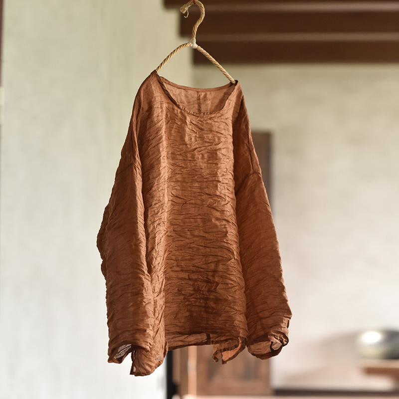 Candy-colored New Round Neck Women's Shirt