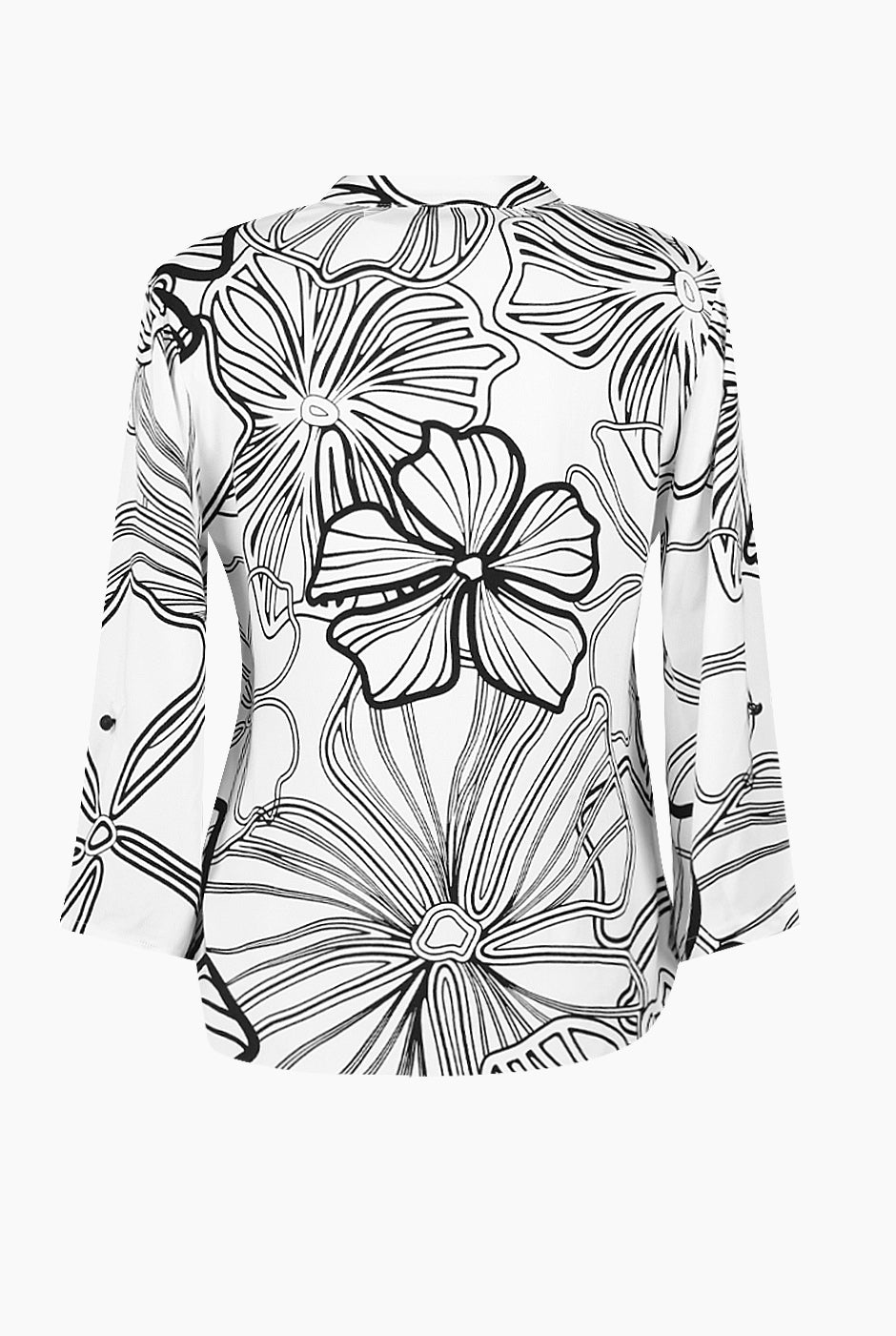 Blusa con elevadores en mangas