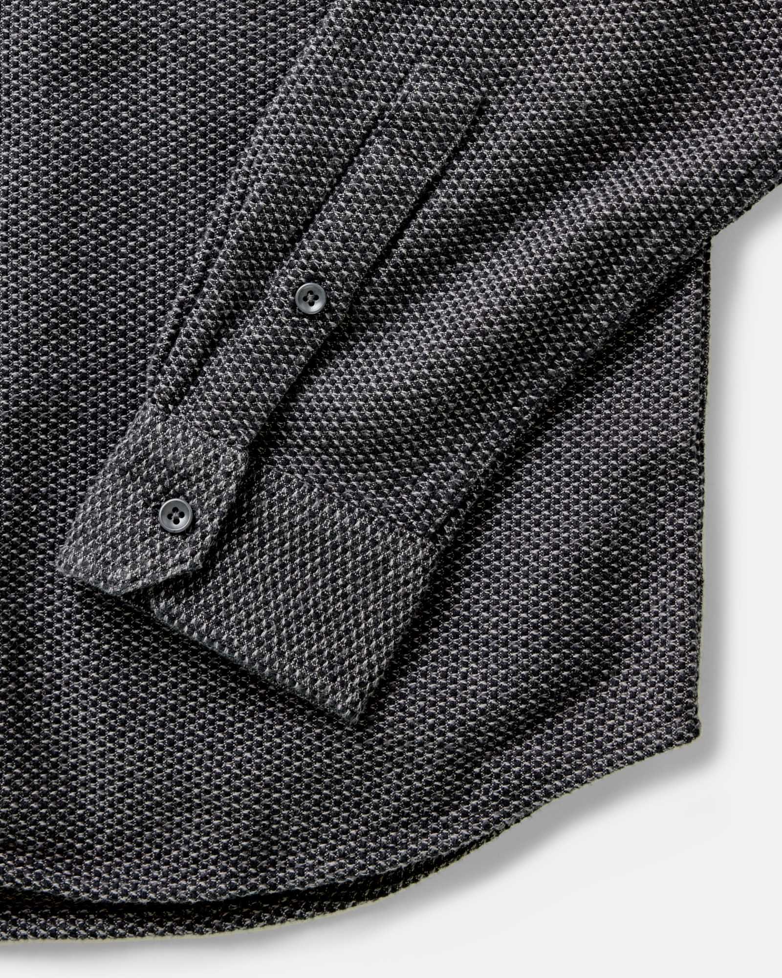The Utility Shirt in Charcoal Sashiko