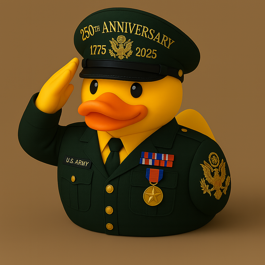 250th Anniversary US Military Commemorative Duck