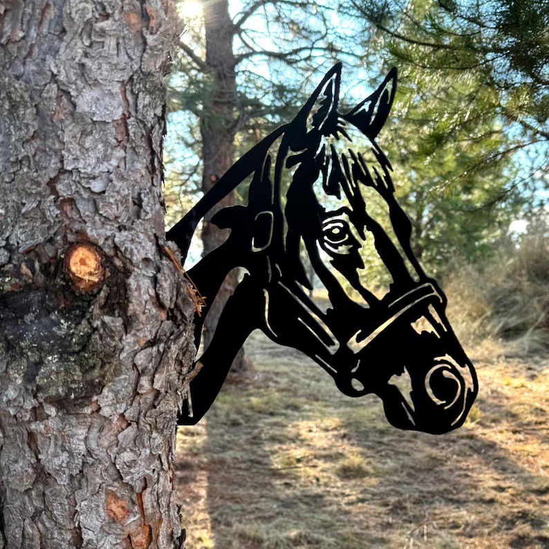 Peek-a-Boo Flipping Off Bigfoot Metal Sign