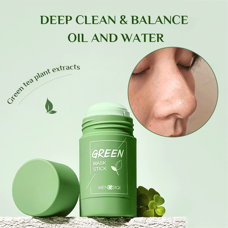 💖BUY 1 GET 1 FREE--Green Tea/Eggplant Purifying Clay Stick Mask (BUY 3 SAVE 30%)