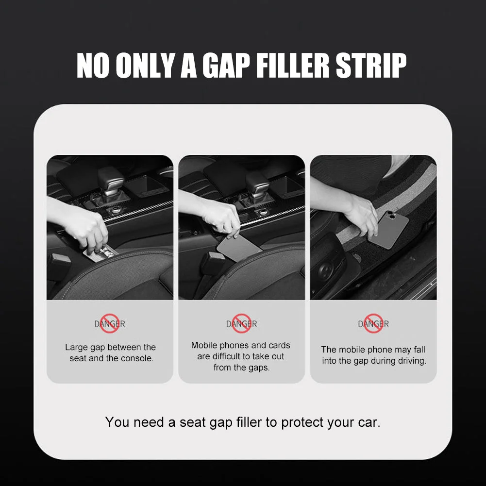 1Pair Car Seat Seam Leakproof Strip-For All Car Band(German Brand,Janpenese Brand,Chinese Brand,American Brand,Korean Brand)