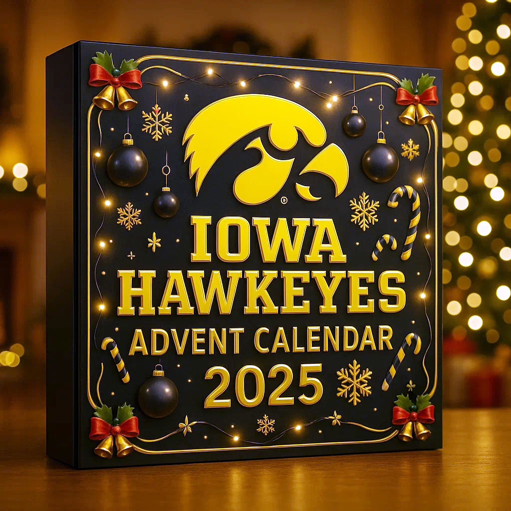 Iowa Hawkeyes Advent Calendar 2025