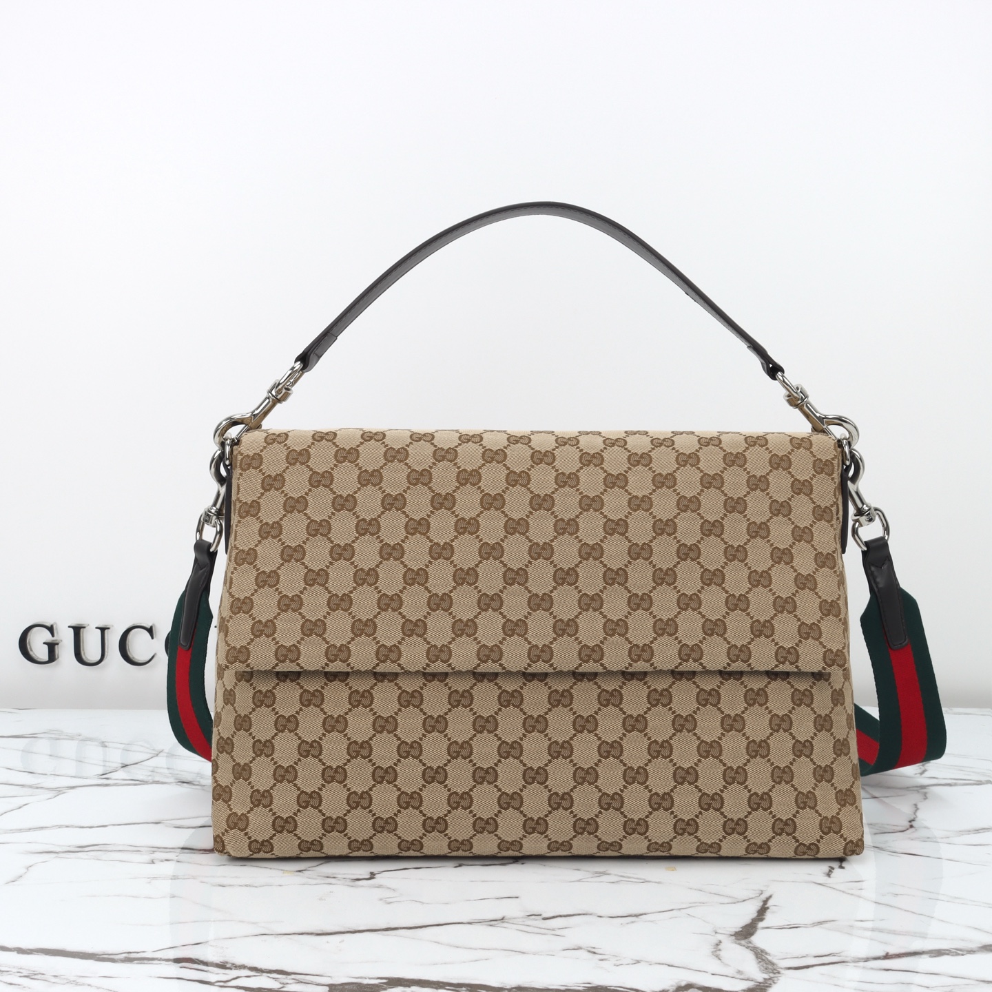 Gucci GG canvas large crossbody bag 821616 FAEHA 9794