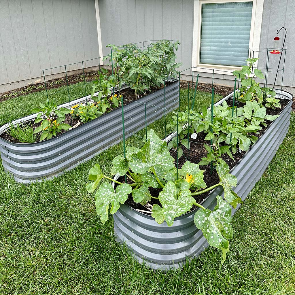 🌷2025D Spring Clearance Sale 🔥A8x2 Metal Raised Garden Beds (9 in 1)【Upgrade 2.0】