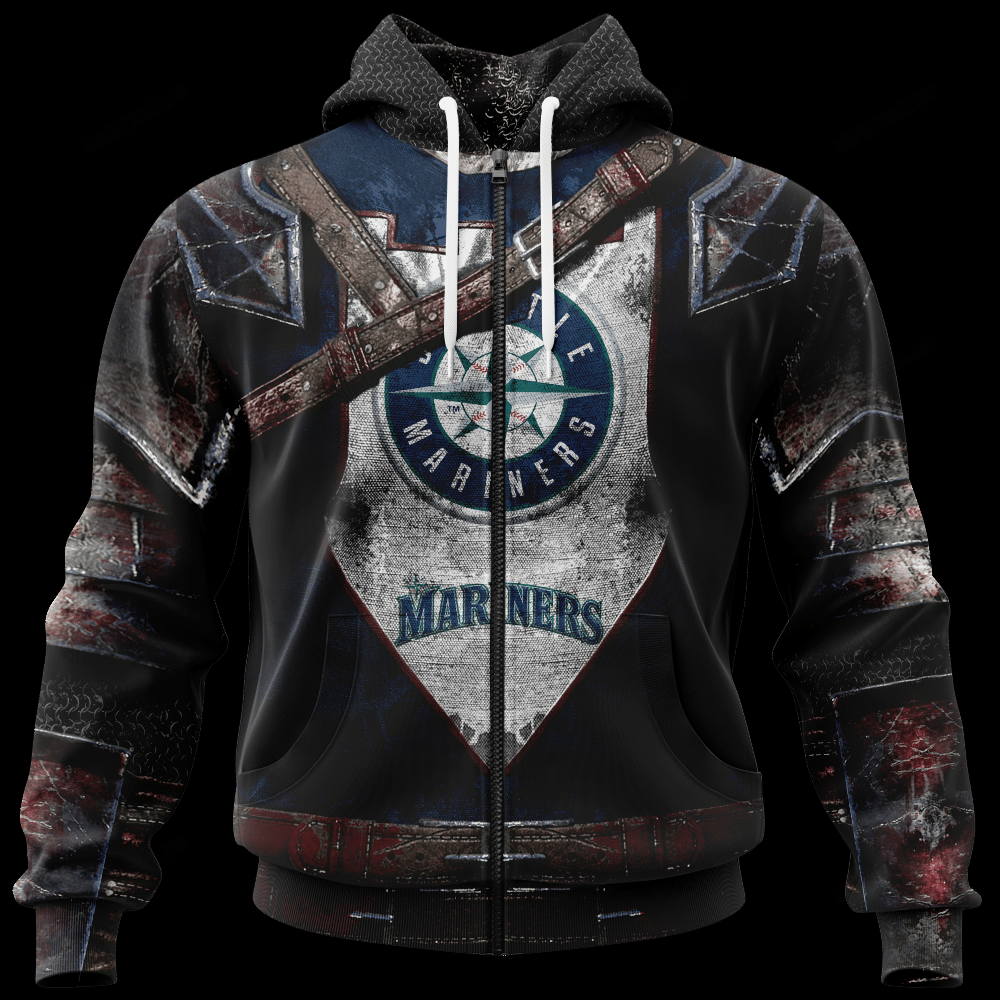 SEATTLE MARINERS 3D WARRIORS HOODIE