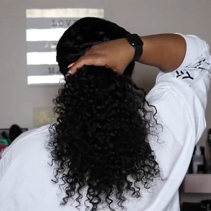 New Natural Curly Lace Front Basic Cap Wig