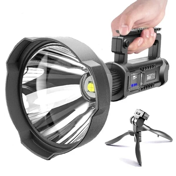 ⏰ Promotion 49% OFF - Rechargeable Handheld Spotlight Flashlight 90000 High Lumens