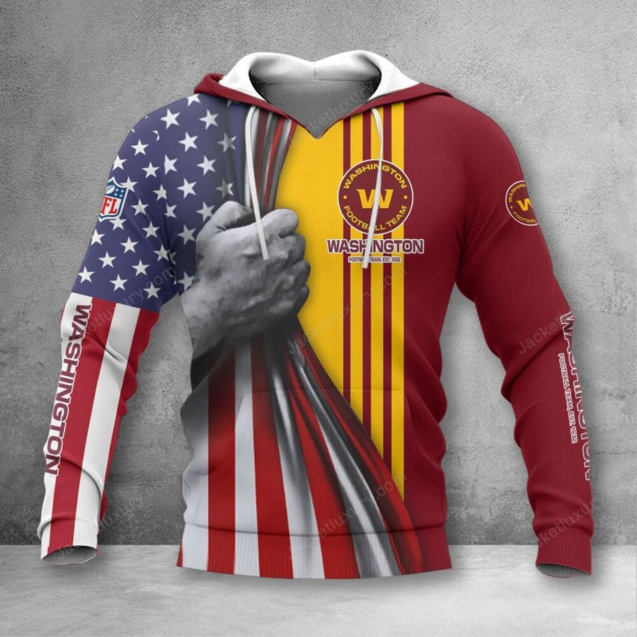 WASHINGTON 3D HOODIE SKULL0804