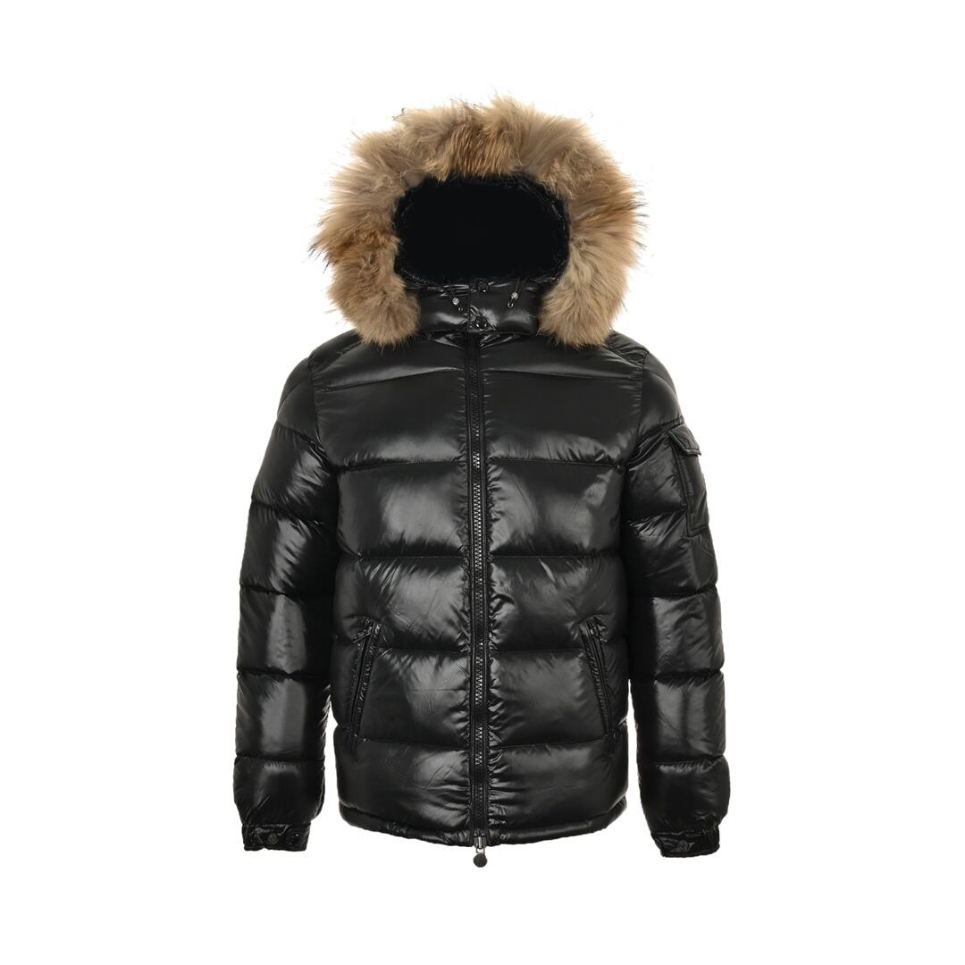 Moncler MAYAFUR Maya fur collar hooded down jacket