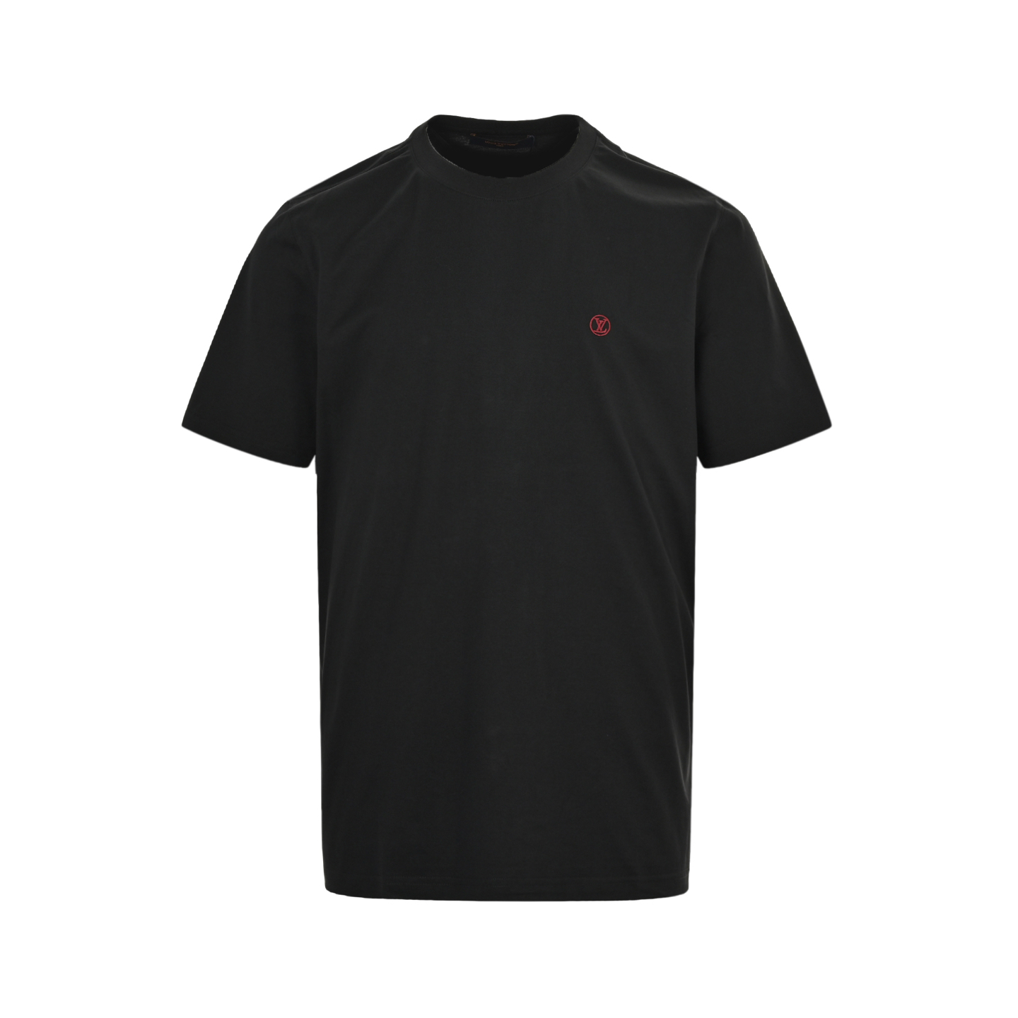 Louis Vuitton 25ss red short-sleeved shirt with small logo embroidery
