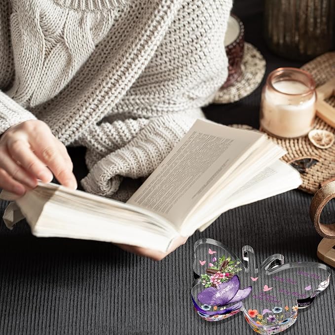 ✝️✝️Inspirational Butterfly - Shaped Christian Acrylic Decor❤️❤️（Mother's Day Gifts）