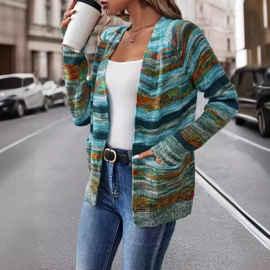 Plus Size Women's Casual Long Sleeve Sweater