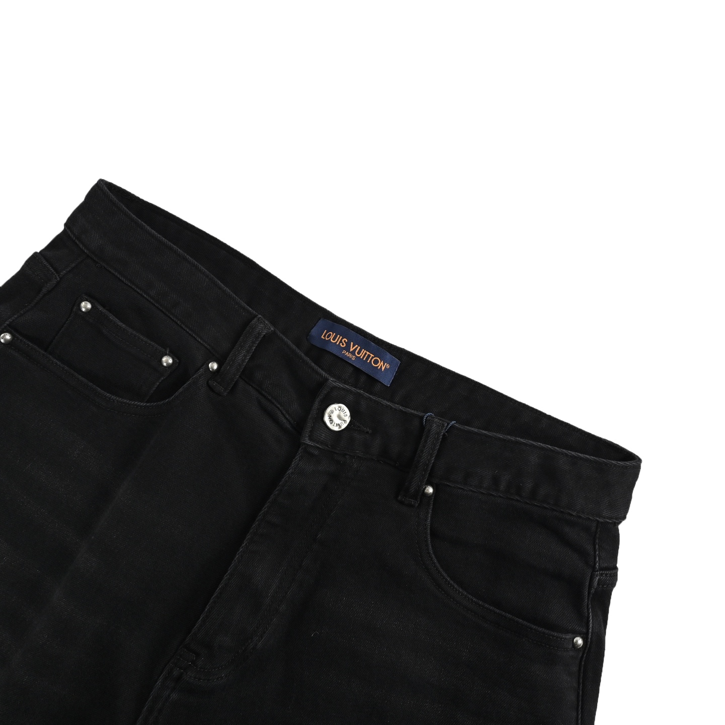 Louis Vuitton Jeans with Monochrome Embroidery on Back Pockets