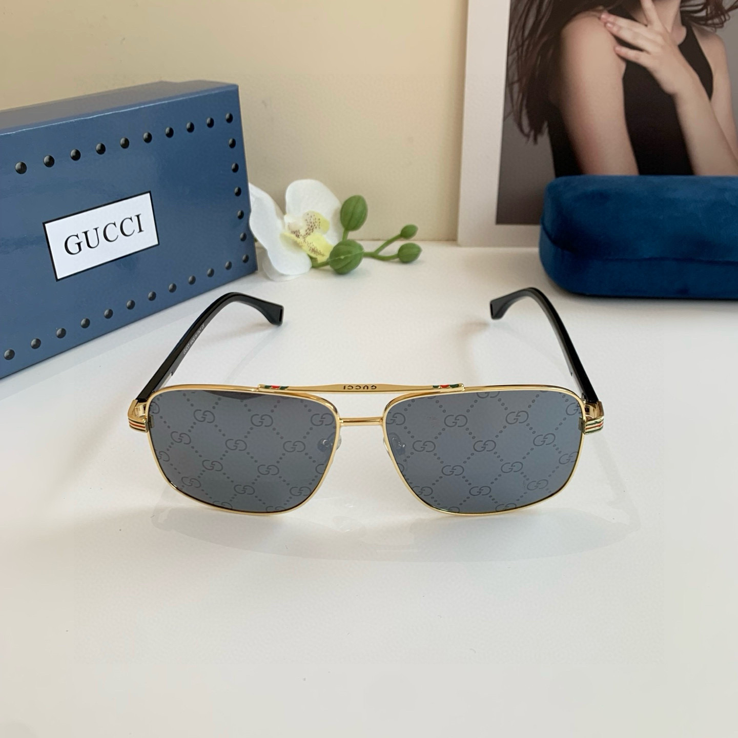 Gucci Round Frame Sunglasses