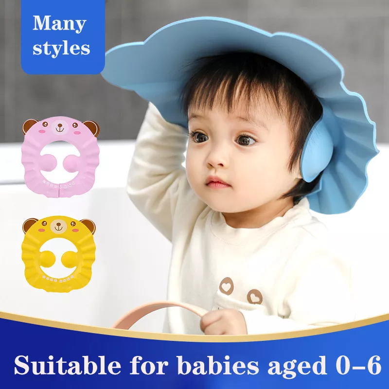 🛀Summer Hot Sale - 49% OFF 👶Baby Bath Adjustable Shower Cap