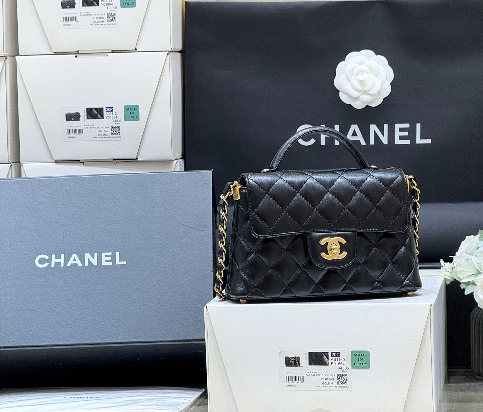 Chanel 25P Spring/Summer Preview Series Horizontal Kelly Handle Bag AS5354 00118