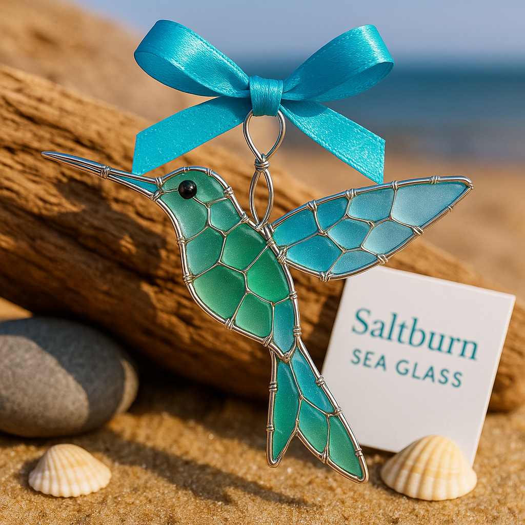 Handmade Sea Glass Ornament