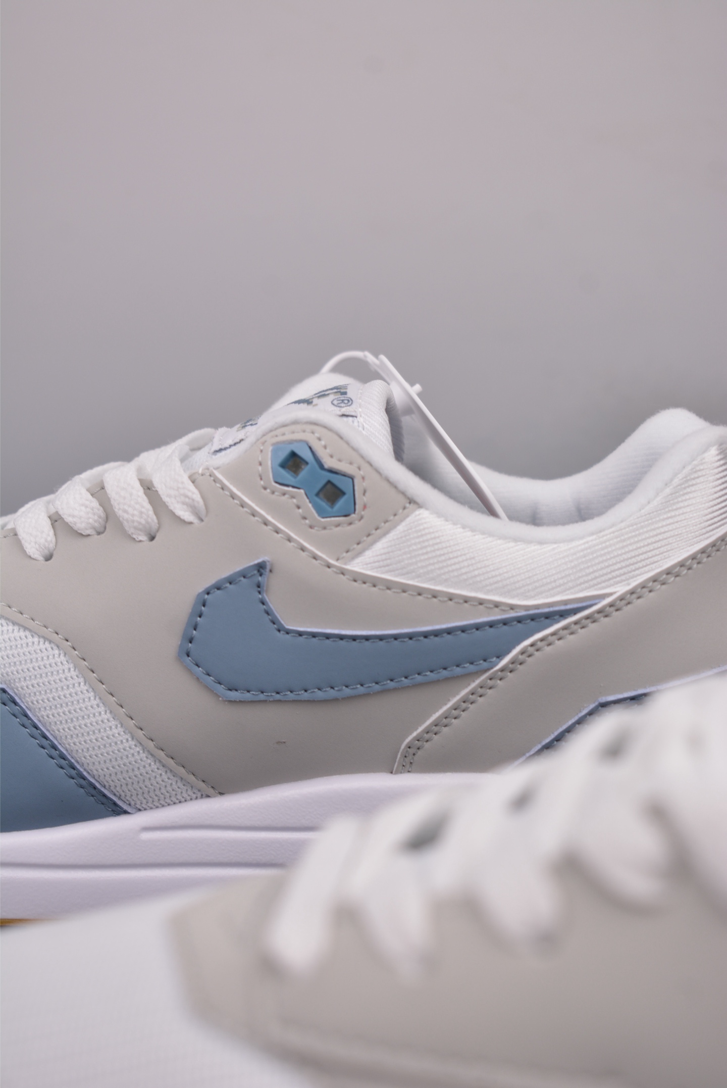 Nike Air Max 1 Original Series White Gray Blue HV1940-100