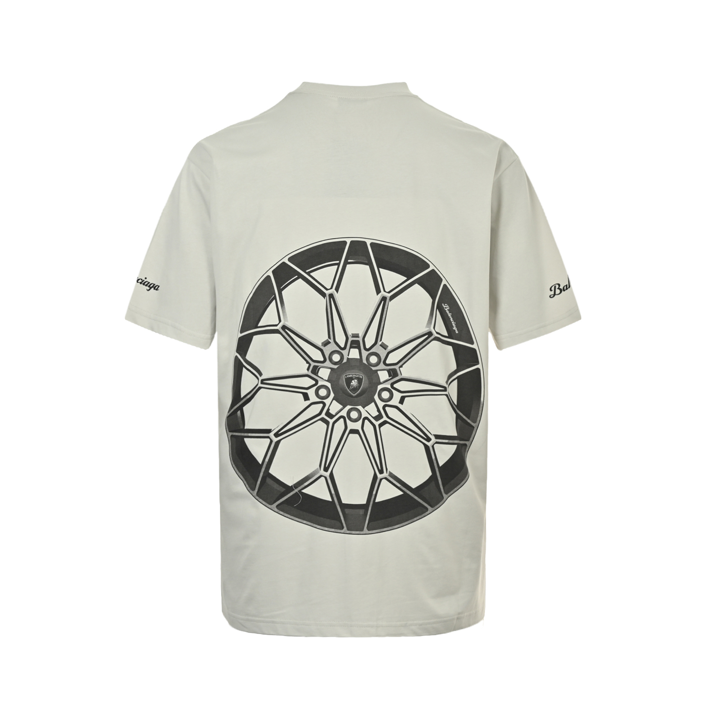 Balenciaga 25ss Lamborghini print short sleeve