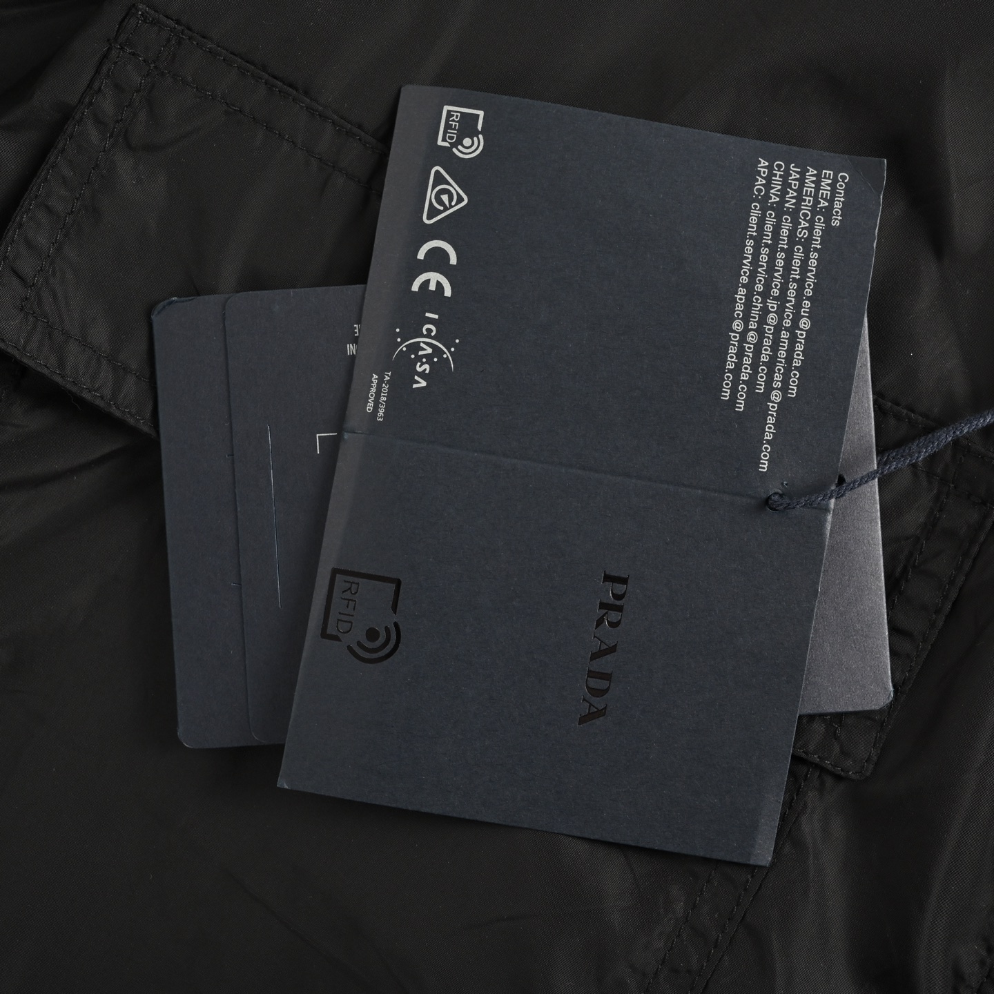 Prada 25ss recycled nylon work shirt