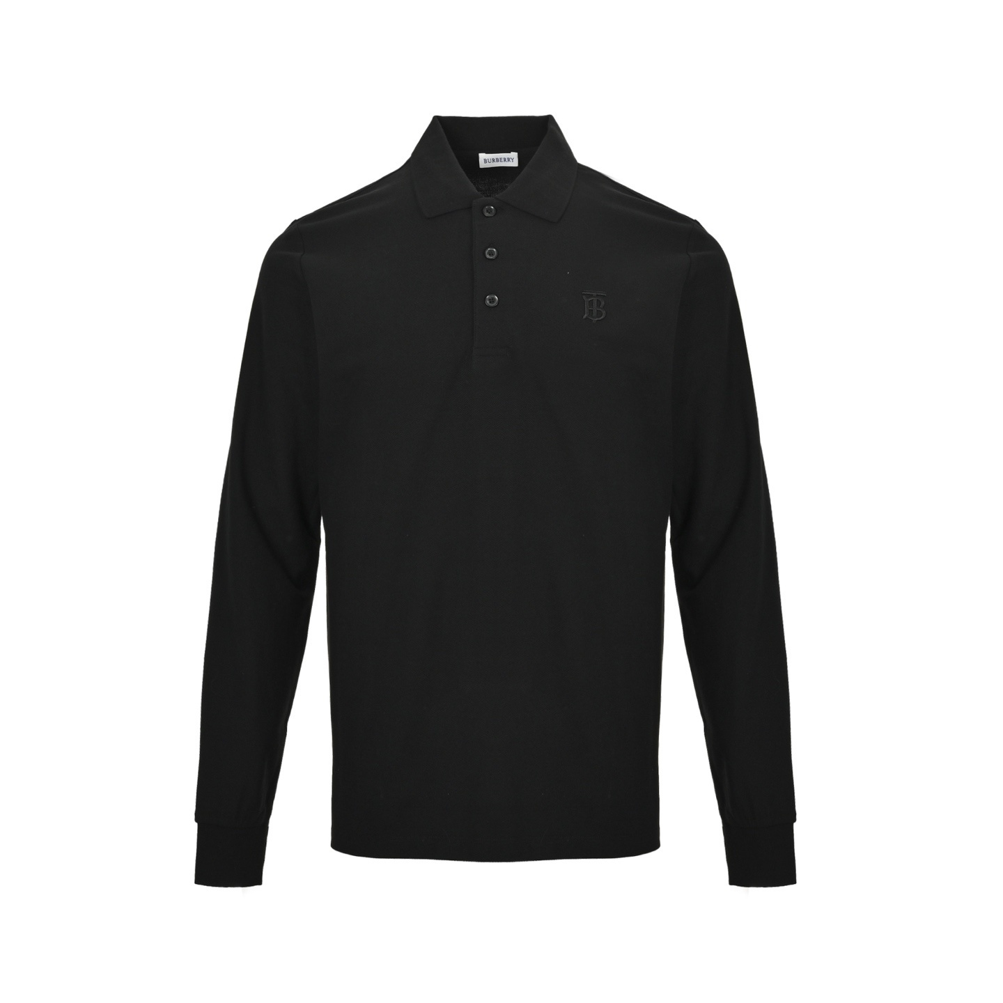 Burberry 25Fw TB embroidered lapel Polo long sleeve