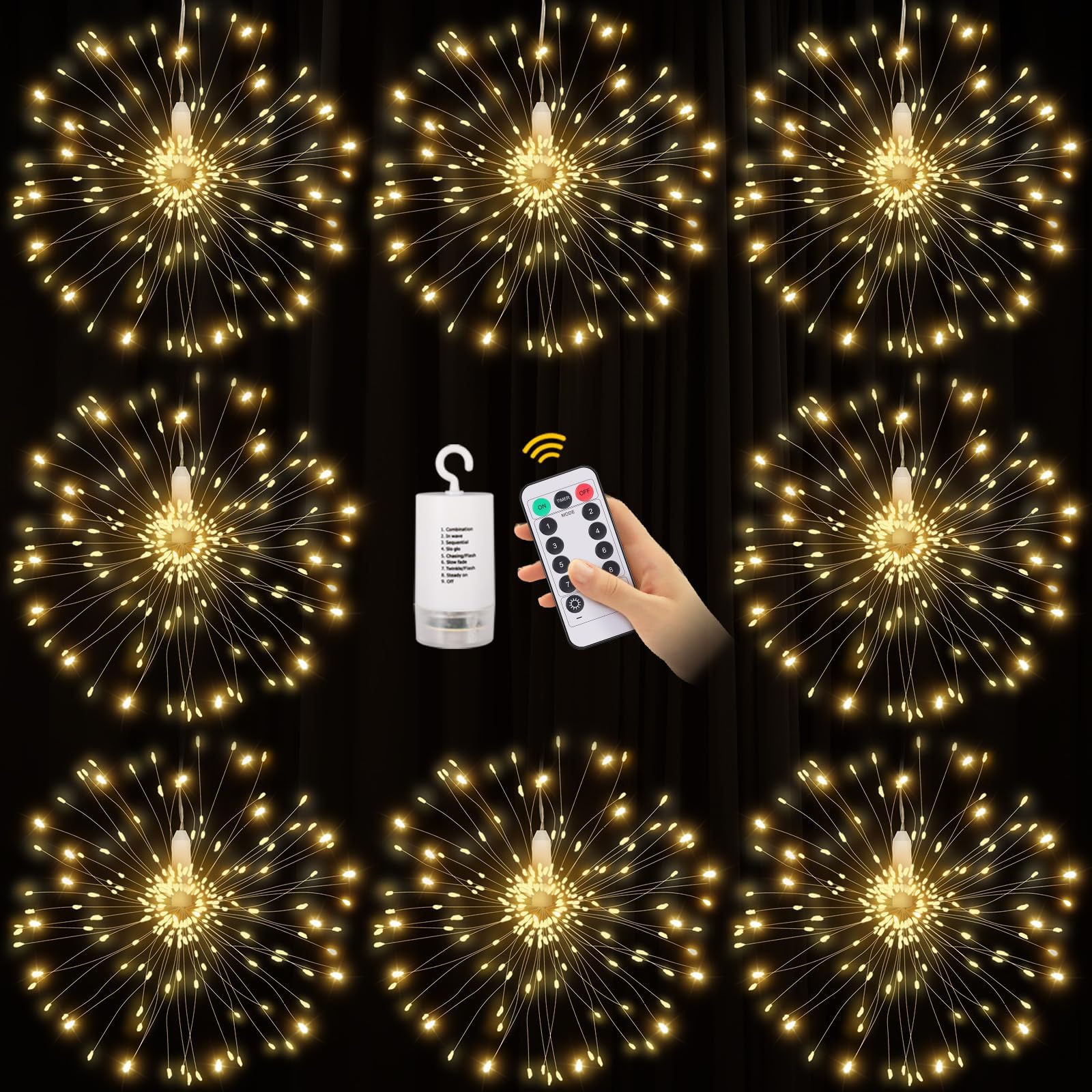 🔥CHRISTMAS ON SALE🔥200LED Hanging Sphere Lights