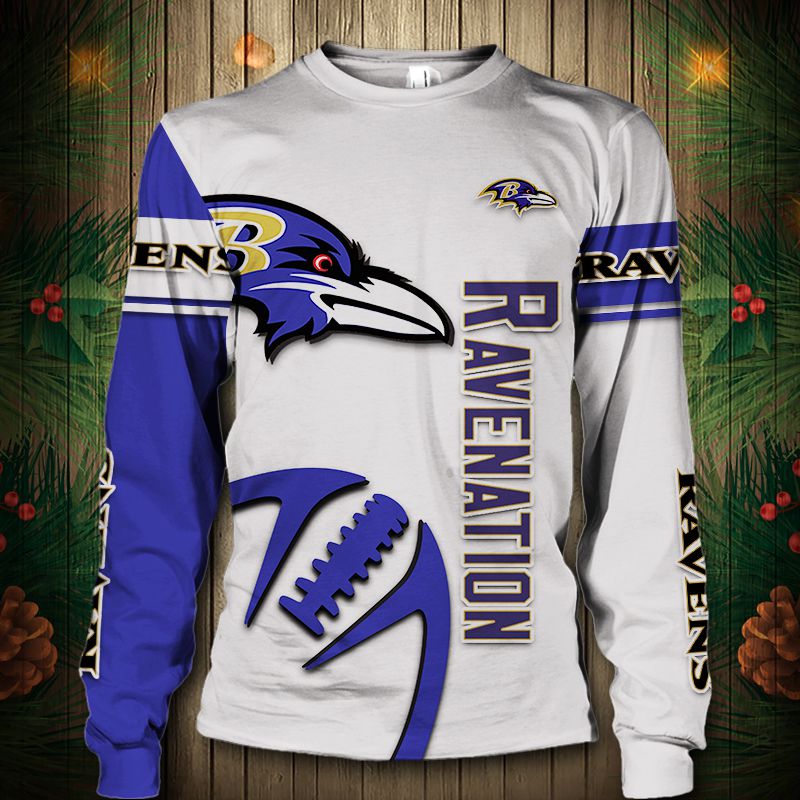 BALTIMORE RAVENS 3D HOODIE BBRR003