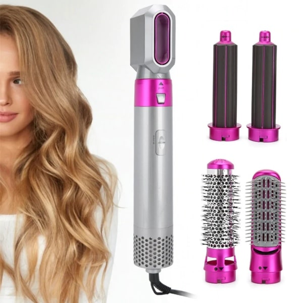 Hairdryer 5in1 Hair Styler Ceramic Curl Wave