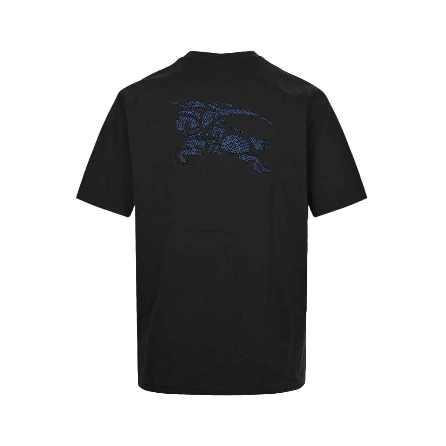 Burberry 25ss back hollow patch embroidered war horse short sleeve