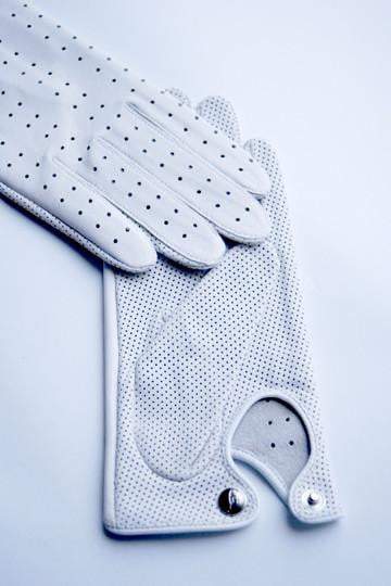 Punched Leather Driving Gloves