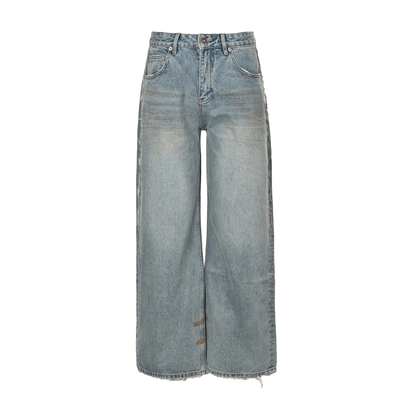 Balenciaga 25ss BAGGA wide-leg jeans