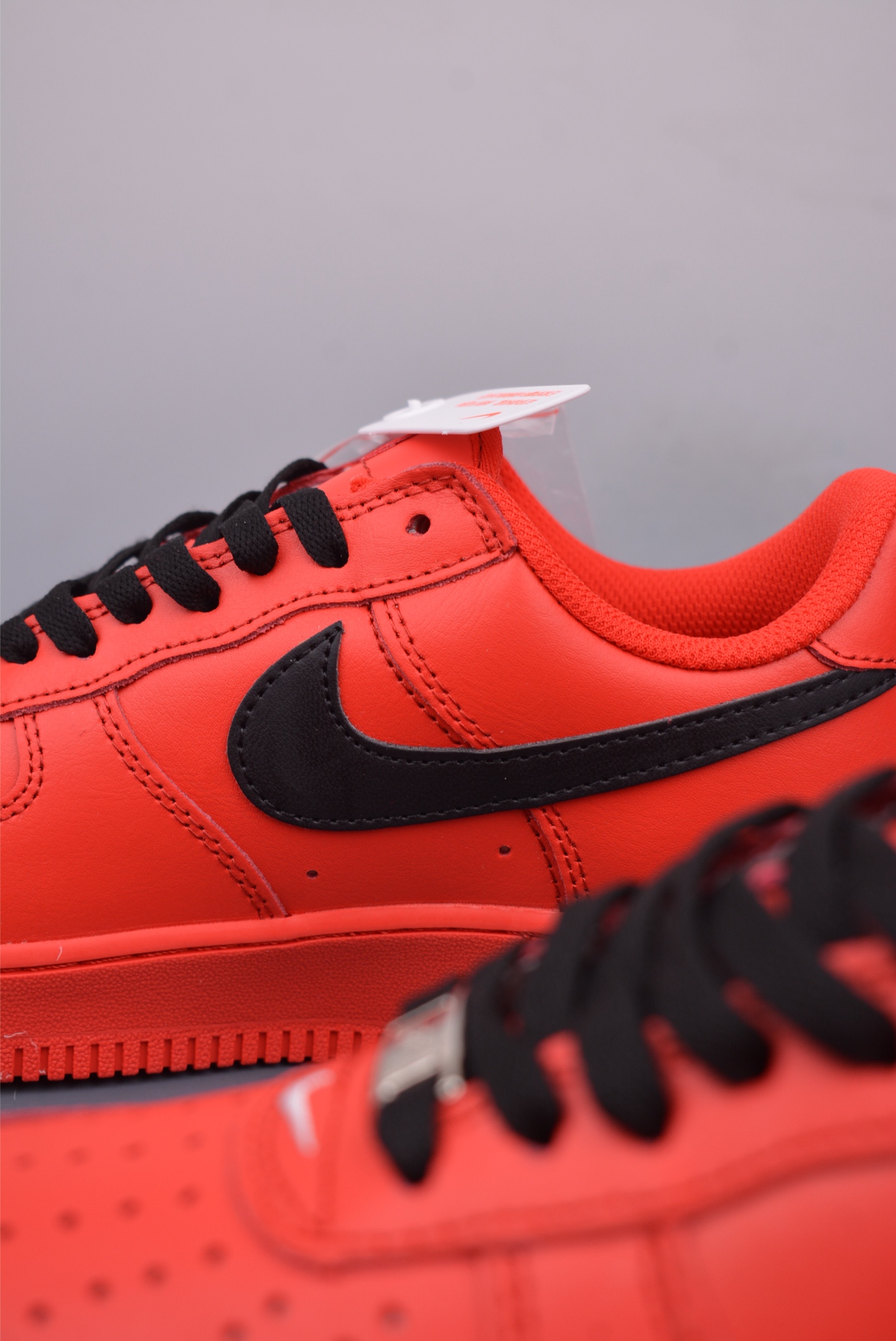 OFF WHITE x Nike Air Force 1’07 Low Sneakers “Red and Black” FD7039-600