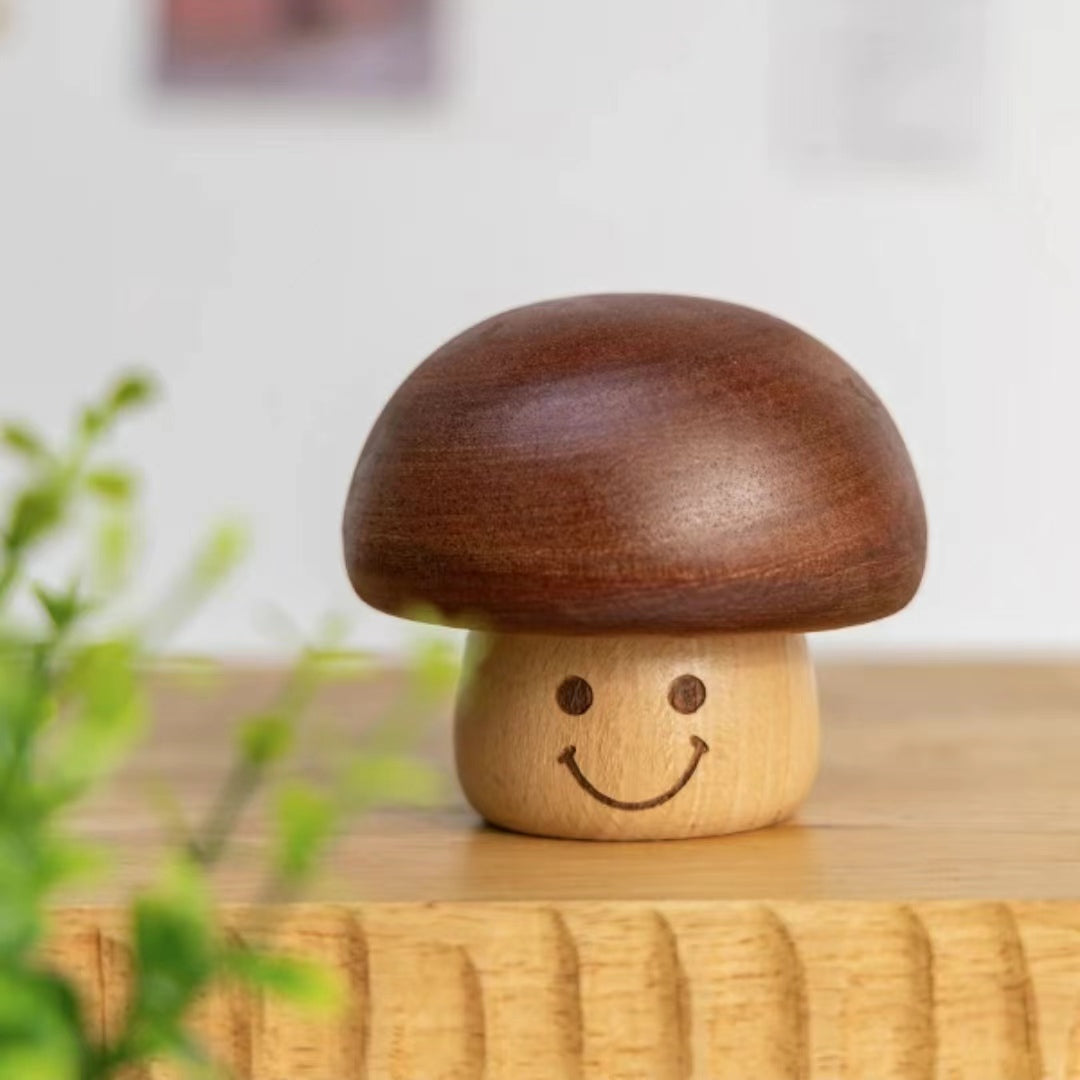 ON SALE🔥Walnut wood Handmade Mushroom Music Box