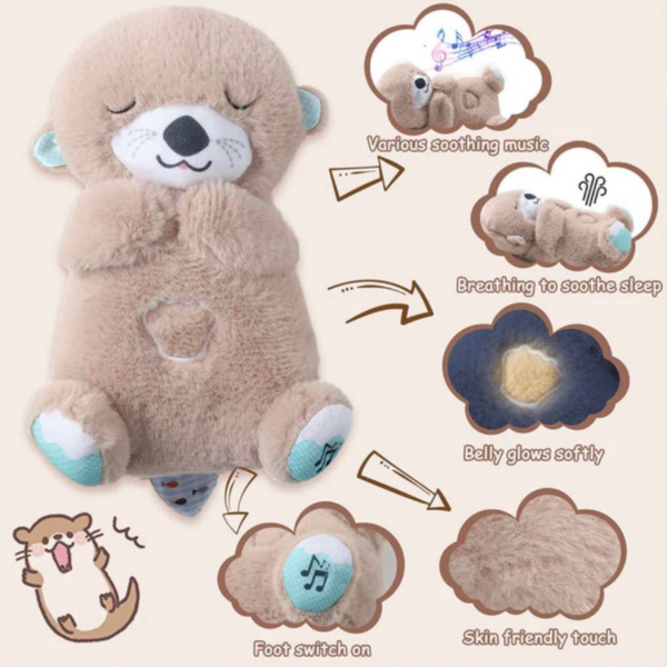 🔥Last Day 50% OFF🔥 Electric Hypnobear With Light,Music,Heartbeat And Breath-BUY 2 GET 15% OFF & FREE SHIPPING
